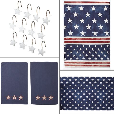 Stars and Stripes Bath Collection