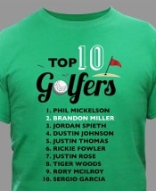 Personalized Top Golfer T-Shirt