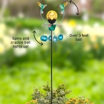 Solar Hummingbird Garden Stake