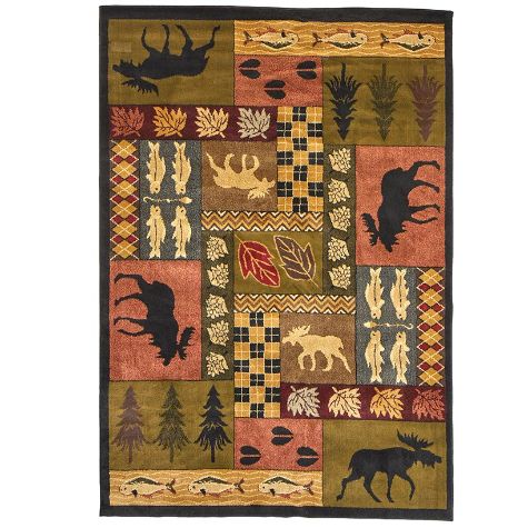 Lodge Decorative Rug Collection - Area