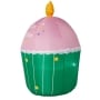 4-Ft. Happy Birthday Inflatables - Cupcake