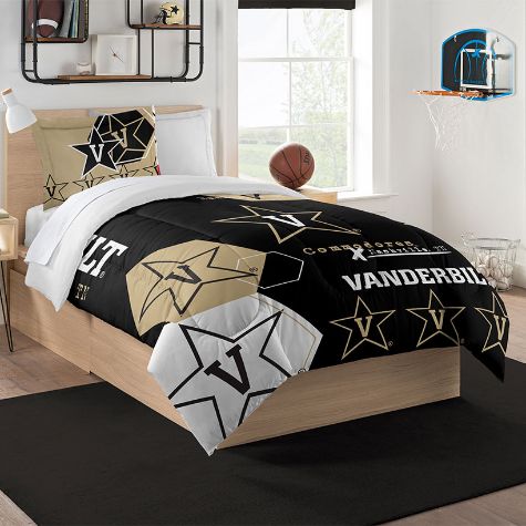 NCAA Hexagon Comforter Set - Vanderbilt Twin