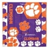 NCAA Hexagon Comforter Set - Clemson Full/Queen