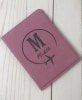 Personalized Passport Holders - Pink Monogram