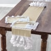 Ruffled Table Runner or Placemats