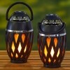 Set of 2 Wireless LED Flame Speakers