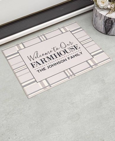 Personalized Themed Welcome Mats - Farmhouse