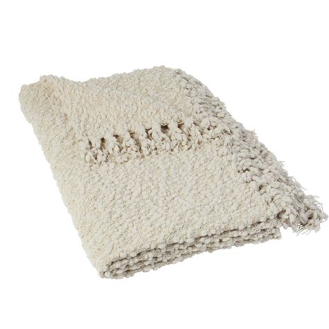 Snow Flocked Chenille Throws or Accent Pillows
