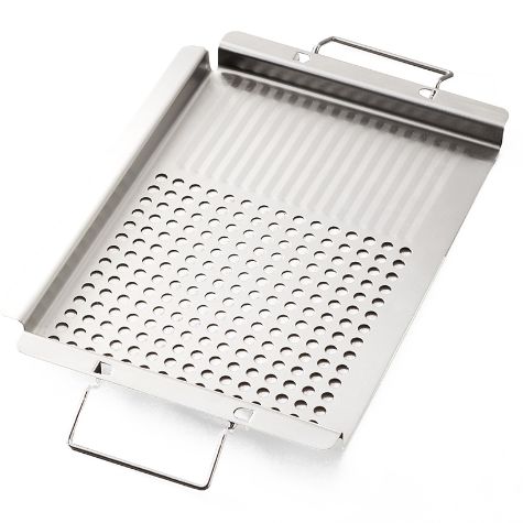 Stainless Steel Grill Toppers - Solid & Perforated