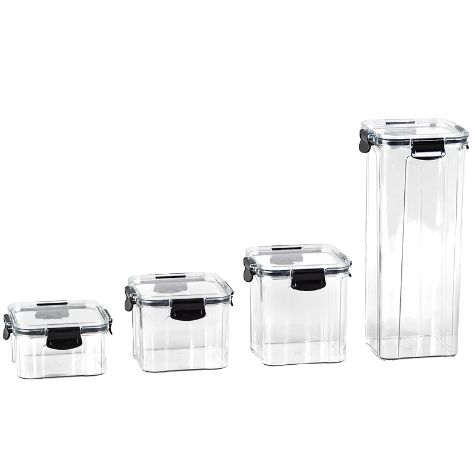 8-Pc. Locking Lid Airtight Canisters