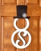 Monogram Snowman Door Hangers - S