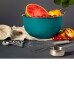 7-Pc. Stainless Steel Mix and Measure Sets - Teal