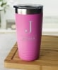 Personalized Stainless Steel Tumblers - Pink