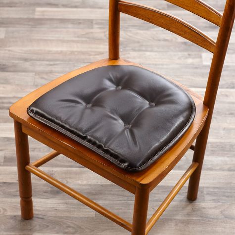Faux Leather Gripper® Seat Cushions