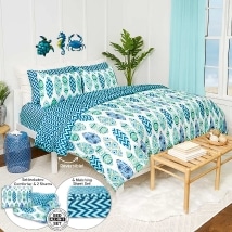 Surf's Up Complete Bed Set with Sheets