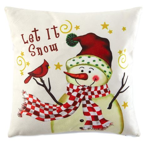 Christmas Themed LED Lighted Accent Pillows