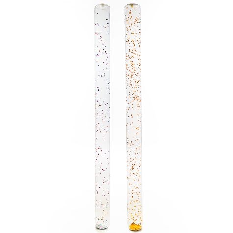 Set of 2 Inflatable Glitter Tubes