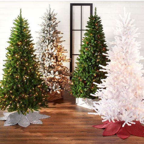 7.5-Ft. Pre-Lit Artificial Christmas Trees