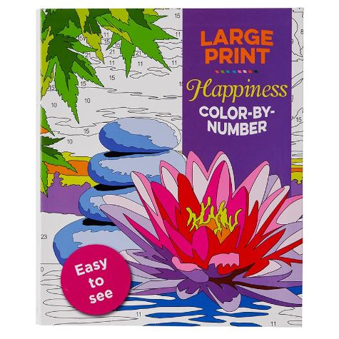 Large Print Activity Books - Happiness Color