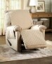 Quilted Waterproof Recliner Covers with Pockets