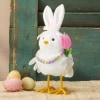 Plush Easter Bunny Chicks - White