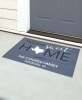 Personalized HOME State Doormat or Garden Flag