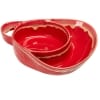 Sets of 2 Stoneware Soup &amp; Side Bowls - Set of 2 Soup & Side Bowls Red