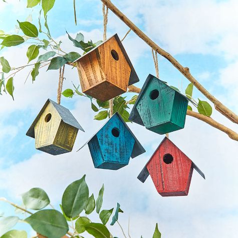 Rustic Wood Birdhouses
