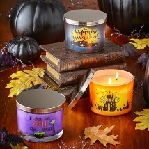 Halloween 2-Wick Jar Candles