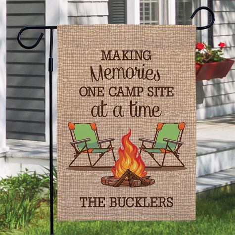 Personalized Camping Garden Flags - Making Memories