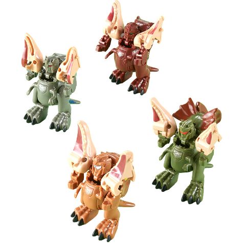 Set of 4 Transforming Dinos