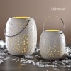 Frosted Snowflake Lanterns