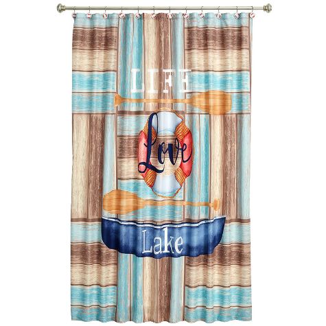 Life Love Lake Bath Collection - Shower Curtain