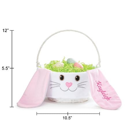 Personalized Bunny Easter Baskets