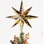 Golden Holiday Lighted Tree Topper