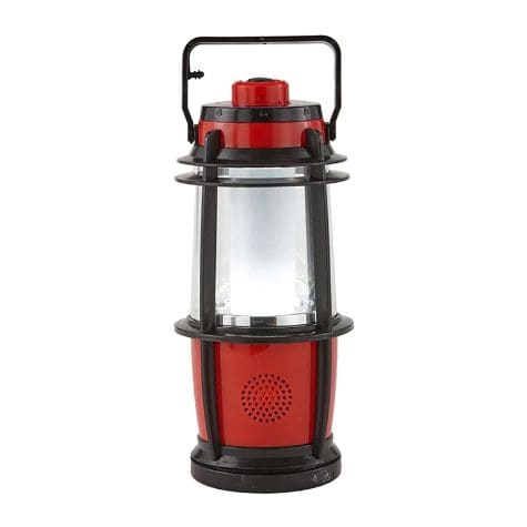LED Lantern with FM Radio & Pullout Flashlight