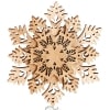 Winter Woodland Holiday Tree Decorations - Snowflake Tree Topper