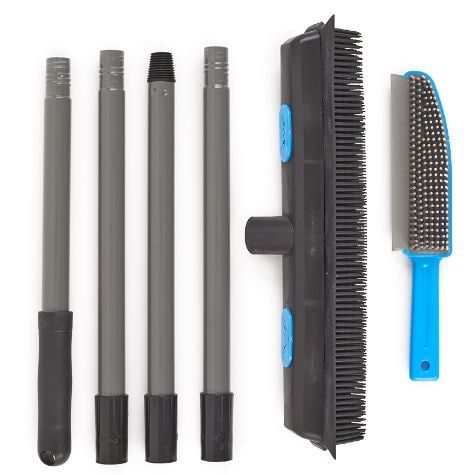 Pet Hair Removal Brush Tool and Squeegee