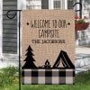 Personalized Camping Garden Flags - Welcome