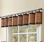 Bamboo Window Panels or Liners - Colonial Window Valance