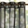 Insect Repellent Outdoor Curtain - 84" Black