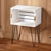 Rustic Wooden Crate End Tables - Whitewashed