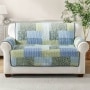 Blue Floral Patch Furniture Covers