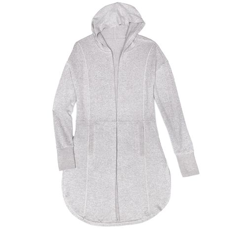 Tunic Length Hooded Cardigans