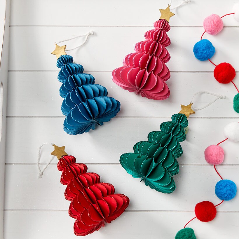5-Tier Paper Tree Ornaments | The Lakeside Collection