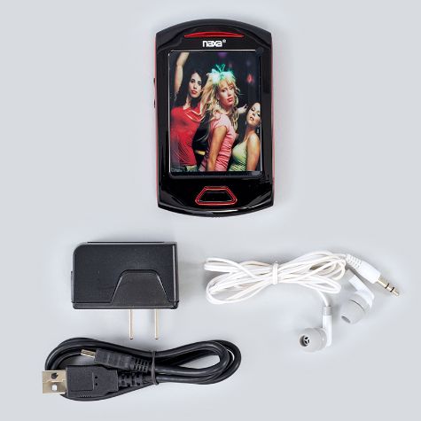 Naxa 2.8" Portable Media Players - Red