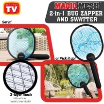Magic Mesh™  2-in-1 Bug Zapper and Swatter