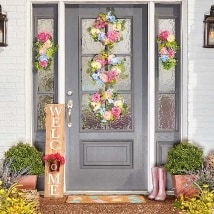 Welcome Spring Front Porch Decor