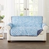 Branches Reversible Furniture Protectors - Navy/Light Blue Loveseat