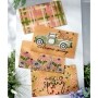 Spring Truck or Floral Coir Doormat